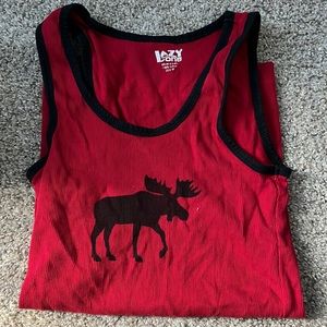 Lazy One Moose Tank Top